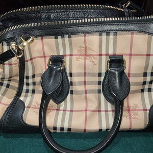 Authentic Burberry Classic Check Handbag